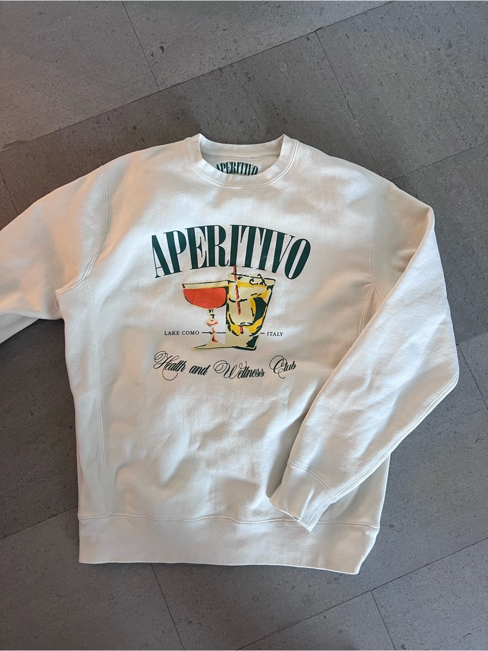 Hannah Chody’s Aperitivo Graphic Crewneck Sweatshirt